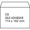 Service envelope white 114mm x 162mm - C6 self-adhesive (500-pack) 201500 88099445 209030