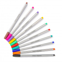 Set of 123ink coloured fineliners (10-pack)  300300