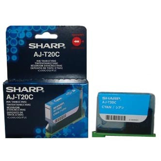 Sharp AJ-T20C cyan ink cartridge (original) AJ-T20C 039010 - 1