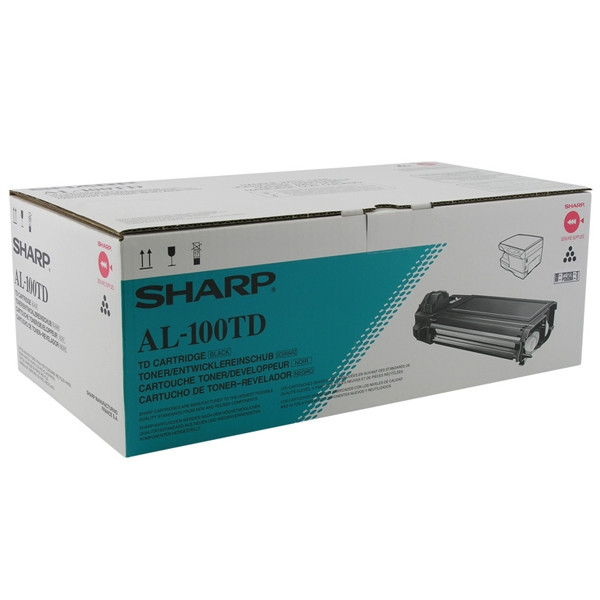 Sharp AL-100TD black toner/developer (original Sharp) AL100TD 032790 - 1