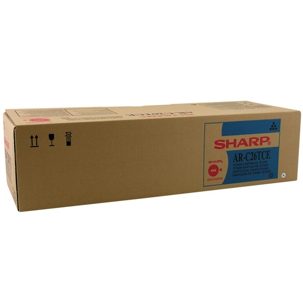 Sharp AR-C26TCE cyan toner (original Sharp) AR-C26TCE 082100 - 1