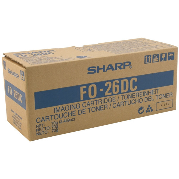 Sharp FO-26DC black toner (original Sharp) FO-26DC 082186 - 1