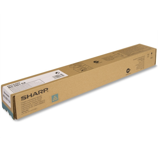 Sharp MX-51GTCA cyan toner (original Sharp) MX51GTCA 082276 - 1