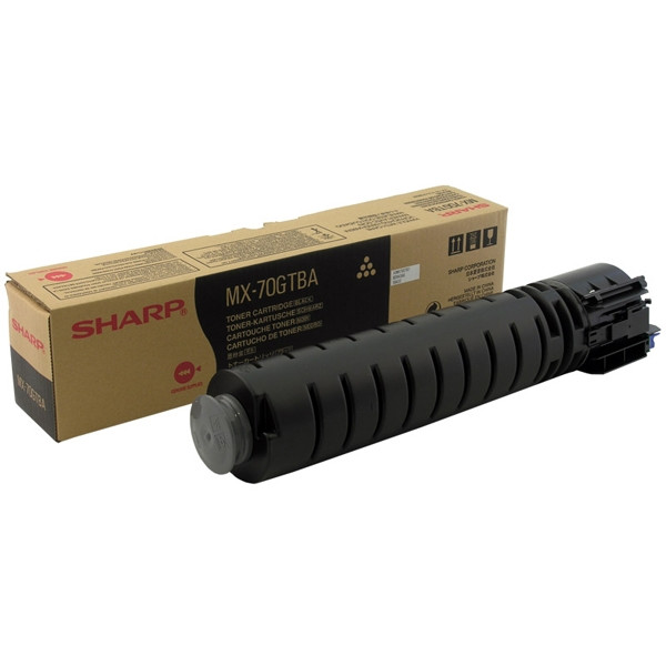 Sharp MX-70GTBA black toner (original Sharp) MX70GTBA 082210 - 1