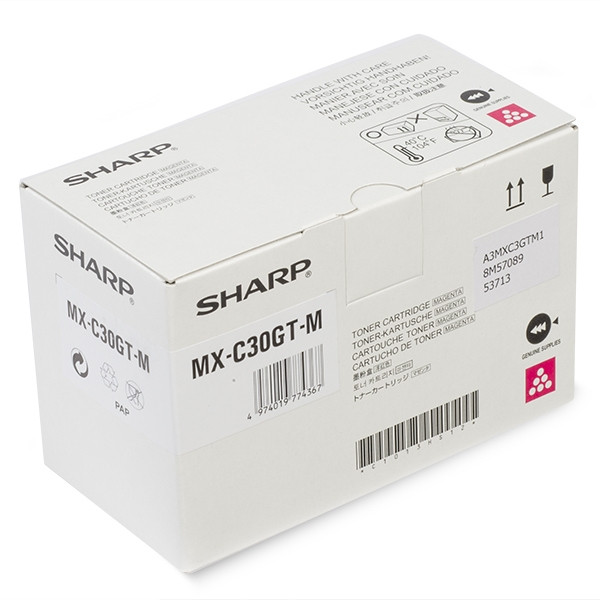 Sharp MX-C30GTM magenta toner (original Sharp) MXC30GTM 082726 - 1