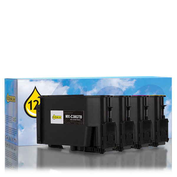 Sharp MX-C30GT BK/C/M/Y toner (123ink version) 160502 - 1