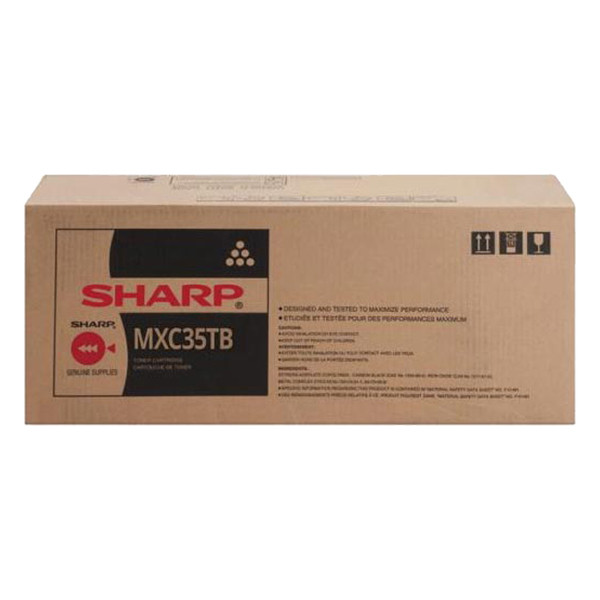 Sharp MX-C35TB black toner (original Sharp) MXC35TB 082922 - 1