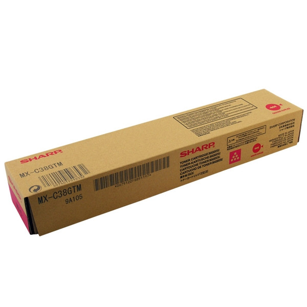 Sharp MX-C38GTM magenta toner (original Sharp) 082222 - 1