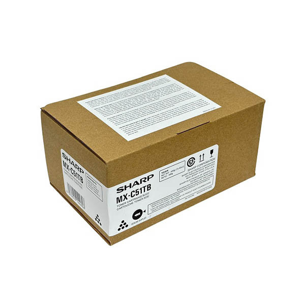 Sharp MX-C51TB black toner (original Sharp) 038922 - 1