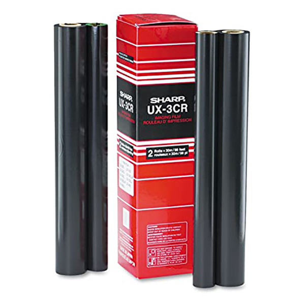 Sharp UX-3CR black ink ribbon 2-pack (original) UX3CR 125426 - 1