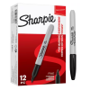 Sharpie | Fine tip permanent marker | black | 12-pack