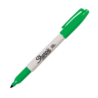 Sharpie | Fine tip permanent marker | green 520057