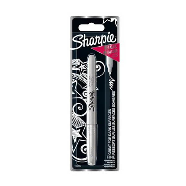 Sharpie | Fine tip permanent marker | metallic silver 424493 - 1