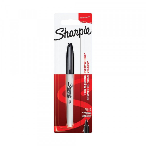 Sharpie 08 black fine tip permanent marker (12-pack) 1985857 405371 - 1