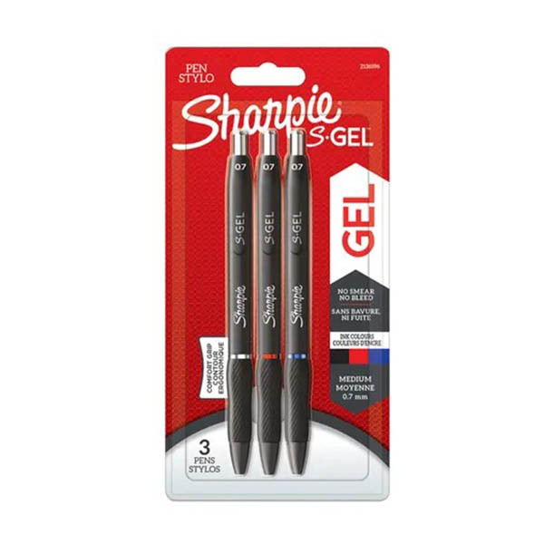 Gel pen | 0.7mm | assorted | Sharpie | 3-pack 424496 - 1