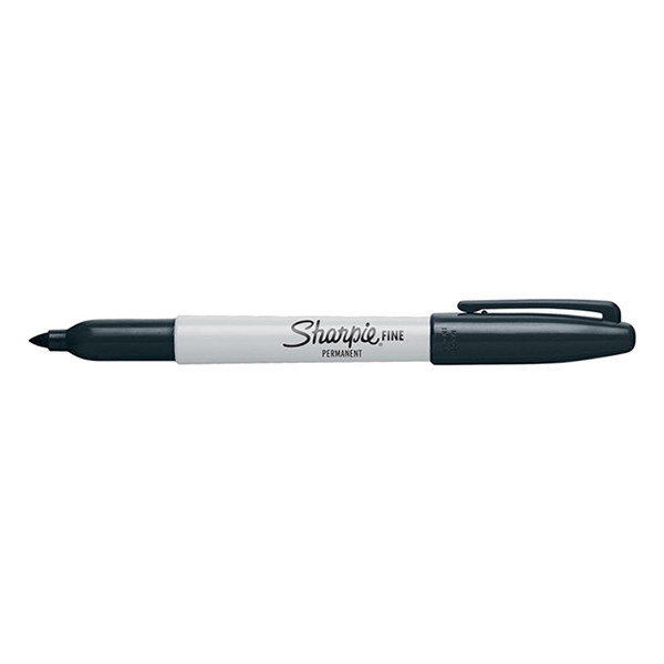 Sharpie black fine tip permanent marker 423882 - 1