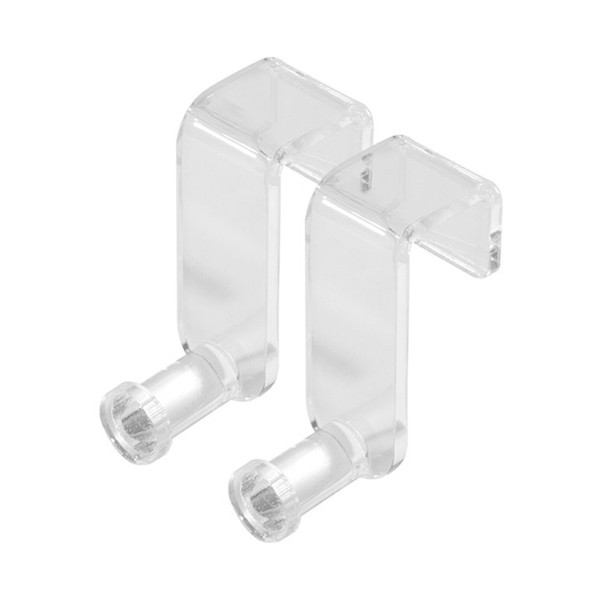 Acrylic flipchart hooks | transparent | Sigel | 2-pack 208917 - 1
