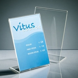Brochure holder (A6) | L-foot | Sigel 208715 - 1