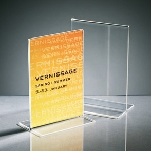 Brochure holder (A6) | T-foot | Sigel 208717 - 1