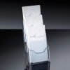 Brochure holder (DIN long/A6) | 3 compartments | Sigel 208707 - 1