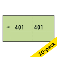 Sigel Expres green 1-1000 number pad (10 x 10 pads of 100 sheets)