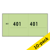Sigel Expres green 1-1000 number pad (10 x 10 pads of 100 sheets) 208488 - 1