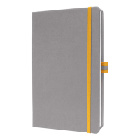 Sigel Linescape light grey A5 lined notebook, 88 sheets 221427