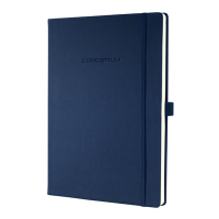 Notebook lined A5 | dark blue | Sigel Conceptum | 97 sheets 221422