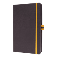 Notebook lined A5 | dark grey | Sigel Linescape | 88 sheets 221430