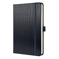 Notebook lined A5 | metallic grey | Sigel Conceptum | 97 sheets 221426