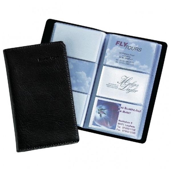 Sigel black business card folder (120 card) SI-VZ171 208584 - 1