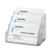Sigel business card holder with 3 compartments SI-VA130 208591