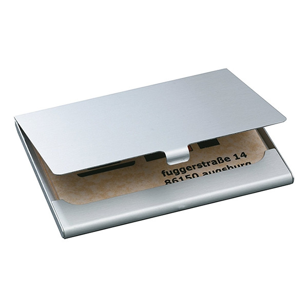Sigel matte silver business card case SI-VZ135 208634 - 1