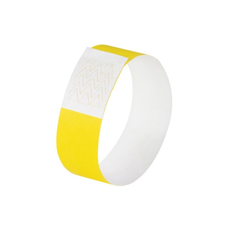 Sigel neon yellow super soft event wristbands (120-pack) 208682 - 1