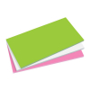 Sigel static assorted coloured notes, 10cm x 10cm (3 x 100 sheets)