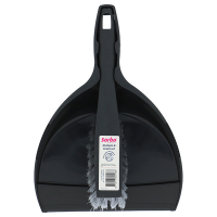 Sorbo Recycled black dustpan and brush SSO04112