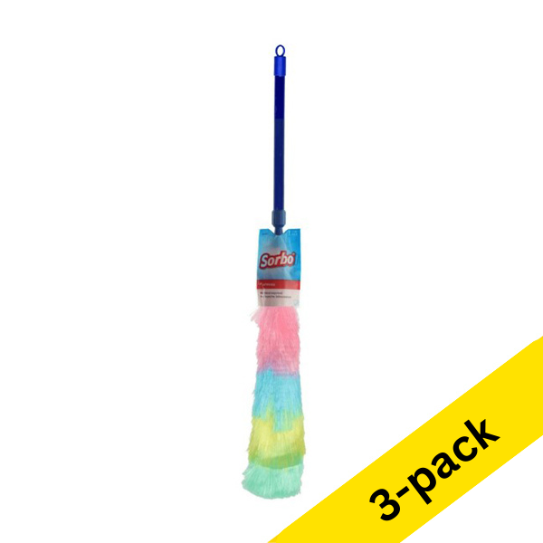 Sorbo feather duster with telescopic handle, 115cm (3-pack)  SSO04023 - 1
