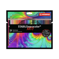 Stabilo Aquacolor ARTY watercolour coloured pencil set (36-pack) 206287