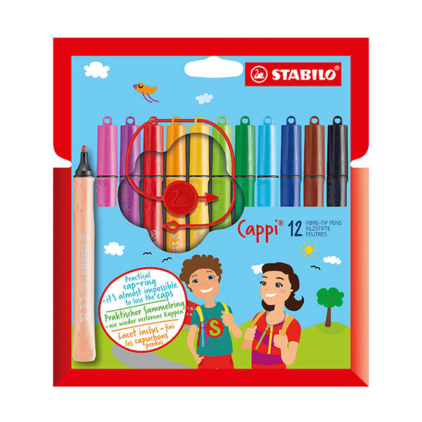 Stabilo Cappi felt-tip pens (12-pack) 206282 - 1