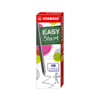 Stabilo Easy Ergo blue mechanical pencil refills (6-pack) 206279