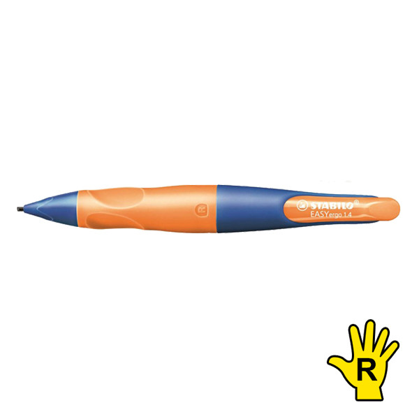 Stabilo Easy Ergo navy/orange right-handed mechanical pencil, 1.4mm B469055 200119 - 1