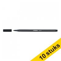 Felt-tip pen | black | Stabilo Point 68 | 10-pack