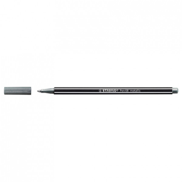 Felt-tip pen | metallic silver | Stabilo Point 68 200186 - 1