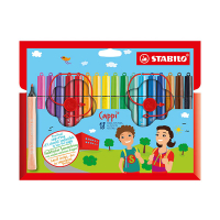 Felt-tip pen set | Stabilo Cappi | 18-pack 206283
