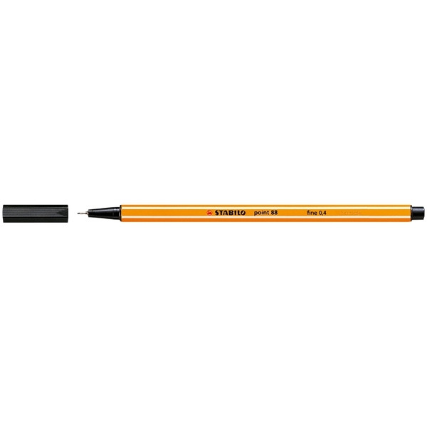 Fineliner | 0.4mm | black | Stabilo point 88 200018 - 1