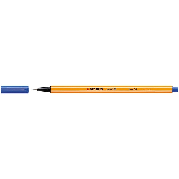 Fineliner | 0.4mm | blue | Stabilo Point 88 200058 - 1