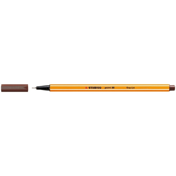 Fineliner | 0.4mm | brown | Stabilo point 88 200062 - 1