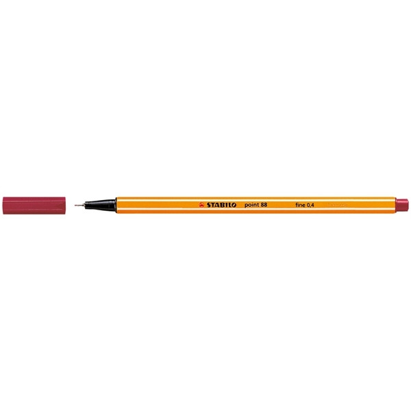 Fineliner | 0.4mm | carmine red | Stabilo point 88 200032 - 1