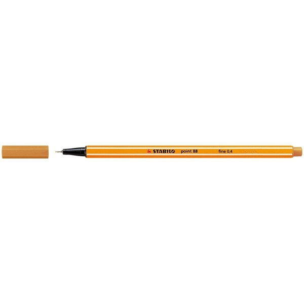 Fineliner | 0.4mm | ocher | Stabilo point 88 200024 - 1