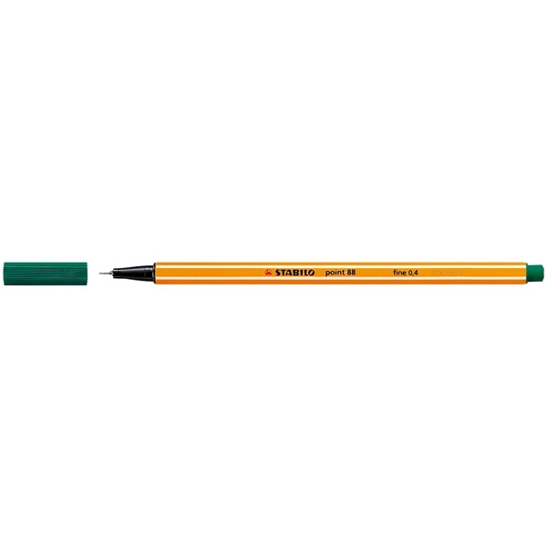 Fineliner | 0.4mm | pine green | Stabilo point 88 200050 - 1